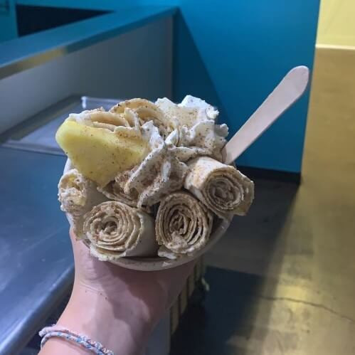 Escape Plan rolled ice cream