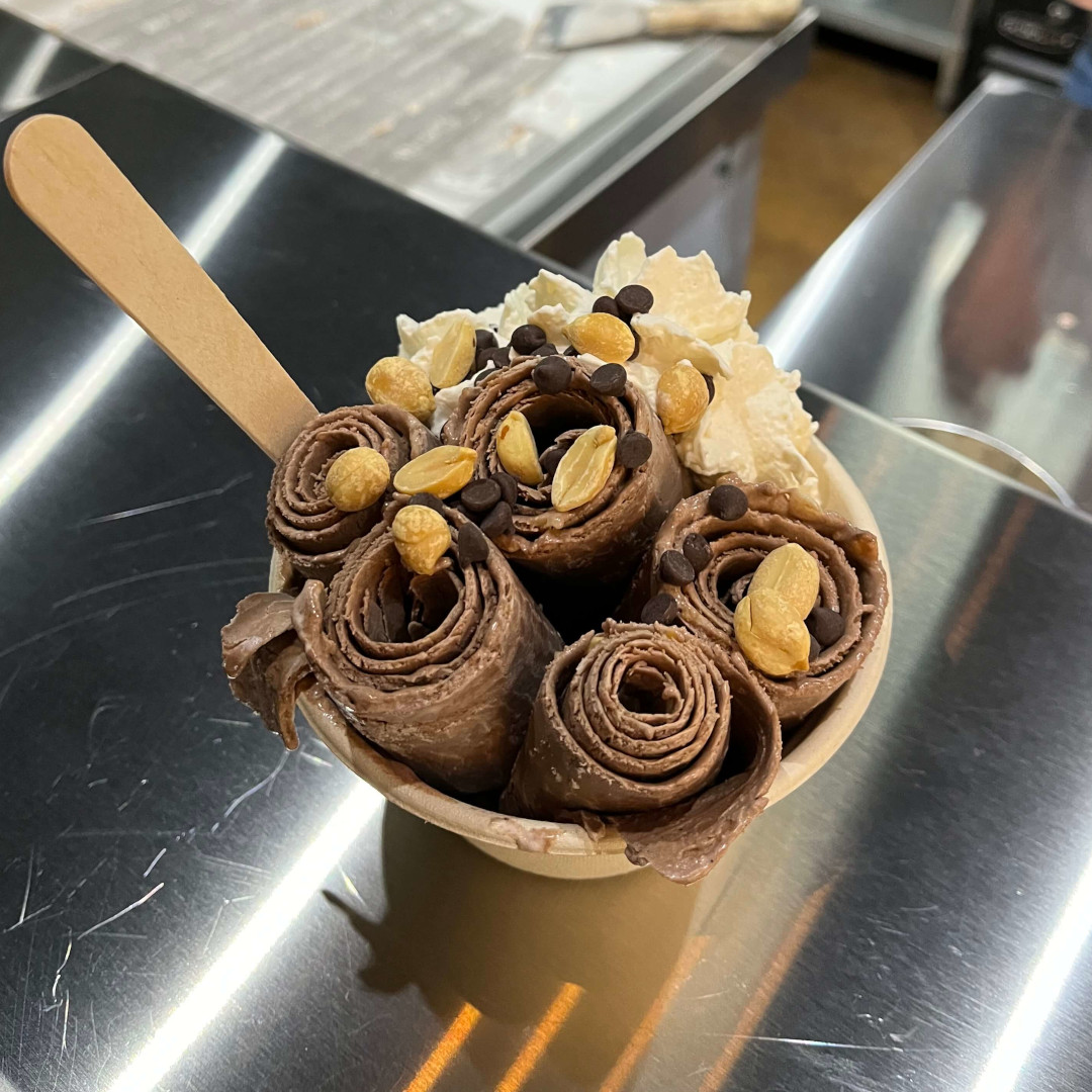 Monkey Junk rolled ice cream